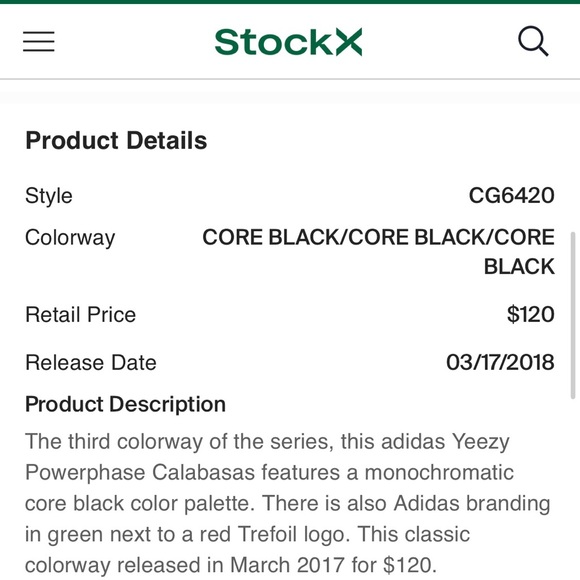⚫️ NWT! Adidas Yeezy Powerphrase Calabasas Sneakers - Picture 16 of 16